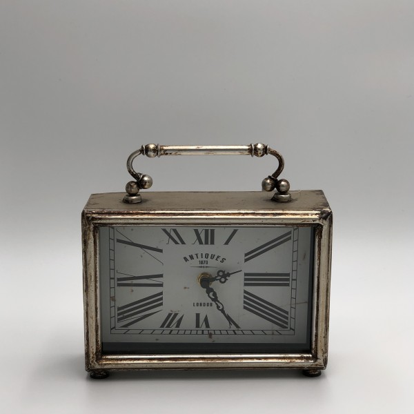 Table clock - Antique zinc